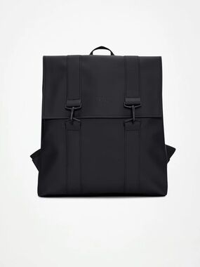 Rains MSN Bag W3 Black - Matte Square Backpack